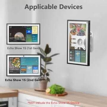Laivli Wall Mount for Echo Show 15 - Adjustable Design