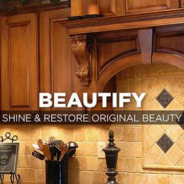 Premium Weiman Cabinet & Furniture Polish - 17 oz Wax Clean