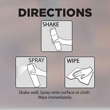 Premium Weiman Cabinet & Furniture Polish - 17 oz Wax Clean