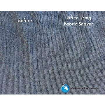 Lint Remover Fabric Shaver Clothes Sweater Piller Fuzz Ball Buster Kit Rechargeable Battery 6 Blade Fuzzball Depiller Removes Fluff Pill Renews Clothing and Furniture Plus 2 Lint Rollers and 1 Brush