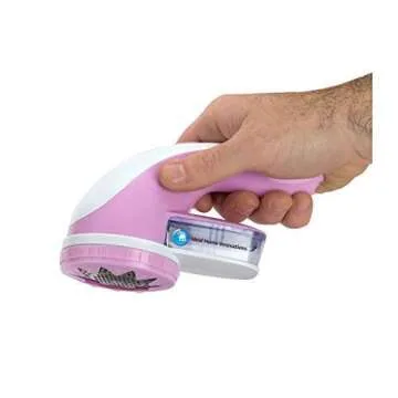 Lint Remover Fabric Shaver Clothes Sweater Piller Fuzz Ball Buster Kit Rechargeable Battery 6 Blade Fuzzball Depiller Removes Fluff Pill Renews Clothing and Furniture Plus 2 Lint Rollers and 1 Brush