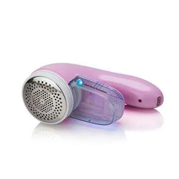 Lint Remover Fabric Shaver Clothes Sweater Piller Fuzz Ball Buster Kit Rechargeable Battery 6 Blade Fuzzball Depiller Removes Fluff Pill Renews Clothing and Furniture Plus 2 Lint Rollers and 1 Brush