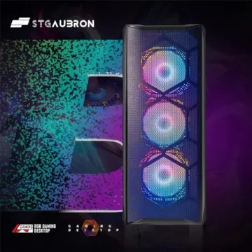 STGAubron Intel i7 Gaming PC with RGB Lights