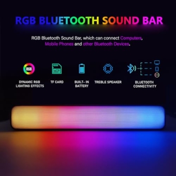 STGAubron Intel i7 Gaming PC with RGB Lights