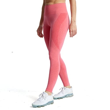 Aoxjox High Waisted Seamless Workout Leggings for Women
