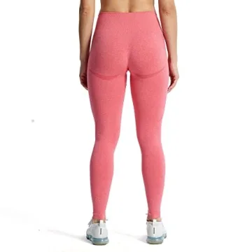 Aoxjox High Waisted Seamless Workout Leggings for Women