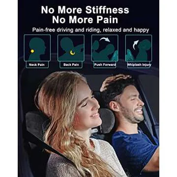 Buluby Adjustable Car Neck Pillow for Comfort on the Road