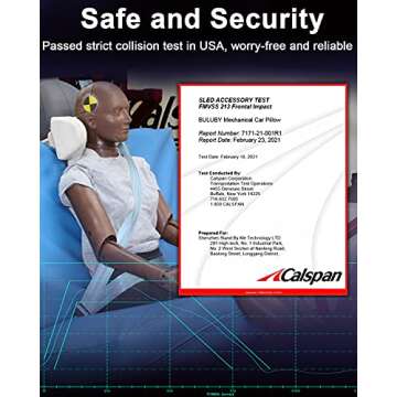 Buluby Adjustable Car Neck Pillow for Comfort on the Road