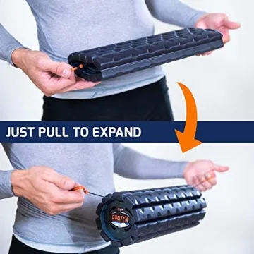 Brazyn Morph Portable Collapsible Foam Roller for Pain Relief