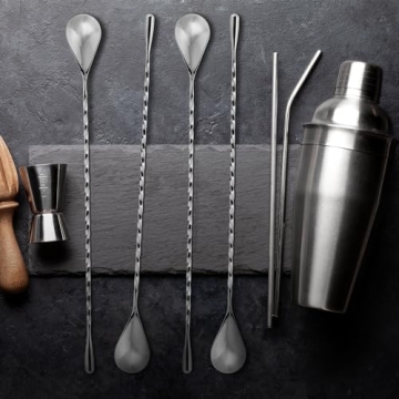 Premium Cocktail Spoon Stainless Steel Long Design