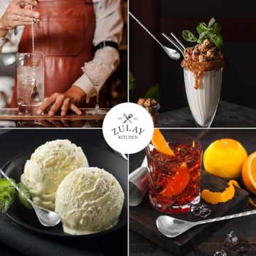 Premium Cocktail Spoon Stainless Steel Long Design