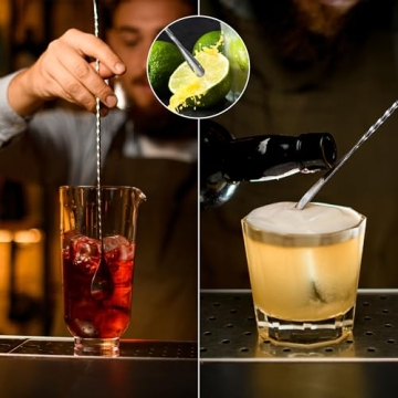 Premium Cocktail Spoon Stainless Steel Long Design