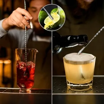 Premium Cocktail Spoon Stainless Steel Long Design