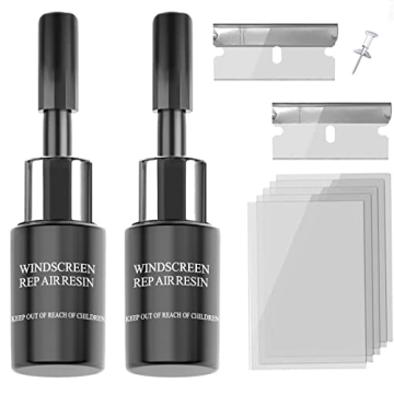 Windshield Repair Kit, Cracks Gone Glass Repair Kit Nano Glass Repair Kit, Upgrade Windshield Crack ...