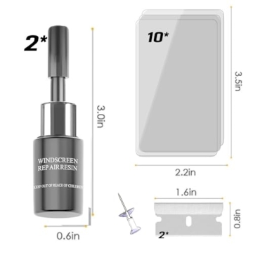 Windshield Repair Kit Efficient Fix for Chips and Cracks