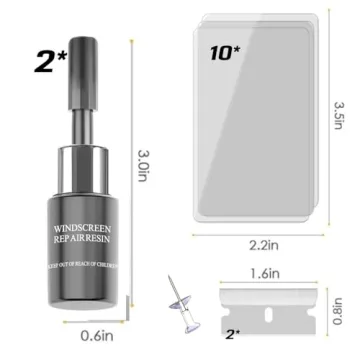 Windshield Repair Kit Efficient Fix for Chips and Cracks