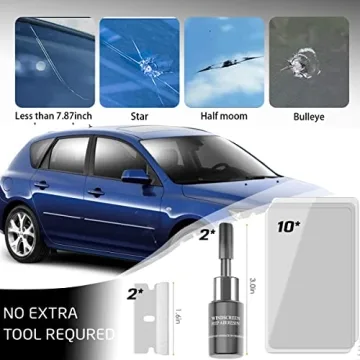 Windshield Repair Kit Efficient Fix for Chips and Cracks
