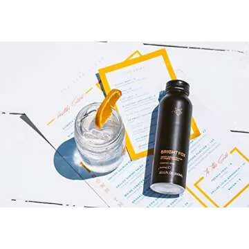 BrightFox Hydration | Grapefruit Ginger Sparkling Water | The Highest Electrolyte Drink Zero Compromise | Vitamins Minerals Antioxidants Immunity | Zero Calories | 24 Pack