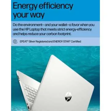HP 15.6-inch Laptop, AMD Ryzen 7 5700U, 8 GB RAM, 256 GB SSD, HD Micro-Edge Display, Windows 11 Home, Thin & Portable, Long-Lasting Battery, Full-Size Keyboard, Wi-Fi 6 & Bluetooth (15-ef2025nr, 2022)