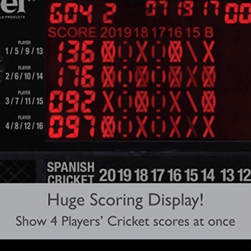 Viper Neptune Electronic Dartboard 55+ Games 16 Players