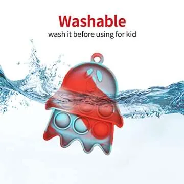 Halloween Pop It Keychain Stress Relief Fidget Toy