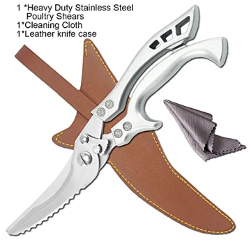 Heavy Duty Stainless Steel Kitchen Scissors for All Cooking Needs
