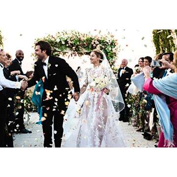 Artiflr Artificial Flowers Rose Bouquet 2 Pack Fake Flowers Silk Plastic Artificial White Roses 18 Heads Bridal Wedding Bouquet for Home Garden Party Wedding Decoration (White)