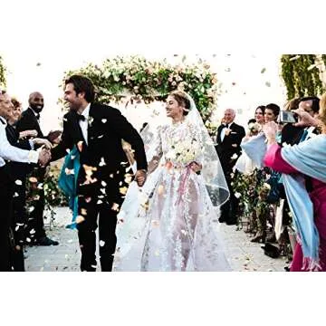 Artiflr Artificial Flowers Rose Bouquet 2 Pack Fake Flowers Silk Plastic Artificial White Roses 18 Heads Bridal Wedding Bouquet for Home Garden Party Wedding Decoration (White)