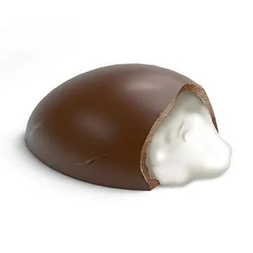 Vegan, Gluten Free, Mini Cream-Filled Vegan Chocolate Eggs (12 pieces) | Allergy Friendly | Easter Chocolate Candy | Dairy Free, Nut Free, Peanut Free, Egg Free | No Whey Foods