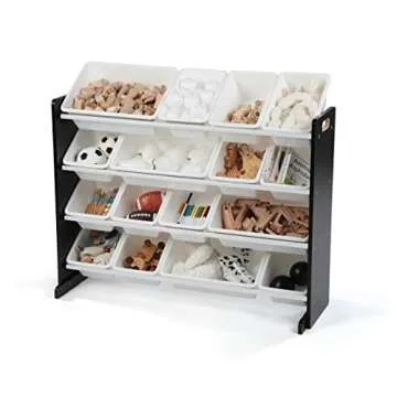 Extra-Large Toy Organizer with 16 Bins for Kids