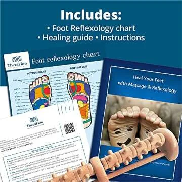 TheraFlow Foot Massager for Plantar Fasciitis Relief - Reflexology Foot Massager for Neuropathy and Foot Pain | Feet Massager for Pain Relief and Circulation - Plantar Fasciitis Roller