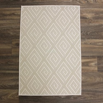 Stylish Modern Area Rug Greek Key Design Perfect for Any Space