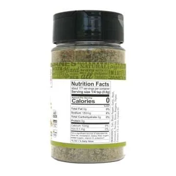 Jane's Krazy Seasonings Mixed-Up Basil Seasoning, 5 Ounce