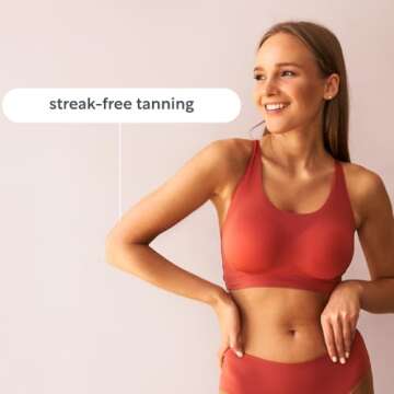 Lucy Bee Self Tanning Mitt for Body Self Tanners, Premium Reusable Double-Sided Velvety Soft Applicator, Streak-Free Natural Tan, Stain-Free Hands, Washable Black Mitt in FSC Cardboard Packaging