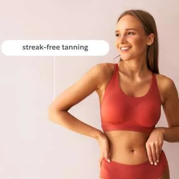 Lucy Bee Self Tanning Mitt for Body Self Tanners, Premium Reusable Double-Sided Velvety Soft Applicator, Streak-Free Natural Tan, Stain-Free Hands, Washable Black Mitt in FSC Cardboard Packaging