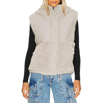 Stylish Imily Bela Womens Winter Sherpa Fleece Vest