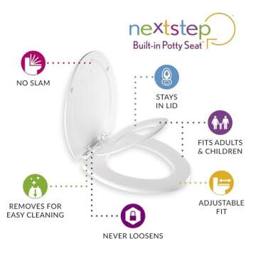 Mayfair NextStep2 Toilet Seat for Easy Potty Training