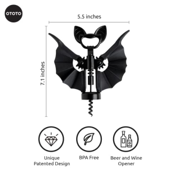 Gothic 2-in-1 Wine & Beer Opener for Halloween Gifts