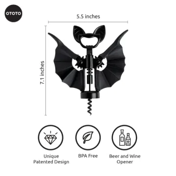 Gothic 2-in-1 Wine & Beer Opener for Halloween Gifts