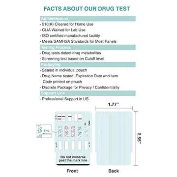 Easy@Home 5 Panel Drug Test Kits - Accurate Home Testing