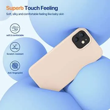Miracase iPhone 12 & 12 Pro Liquid Silicone Case - Stylish Protection