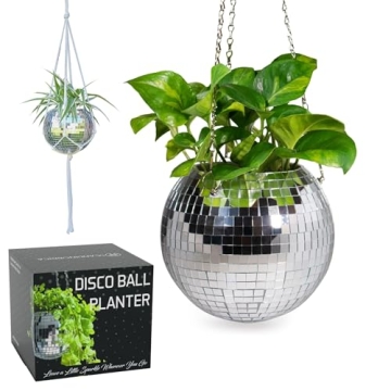 SCANDINORDICA Disco Ball Planter: Funky Decor for Home