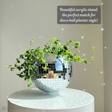 SCANDINORDICA Disco Ball Planter: Funky Decor for Home