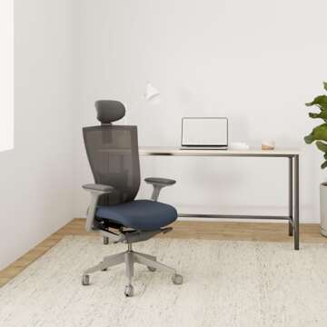 SIDIZ T50 Ergonomic Office Chair - Customizable Support for Home & Office