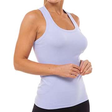 MathCat Seamless Racerback Athletic Tank Tops for Women - Comfort Meets Style