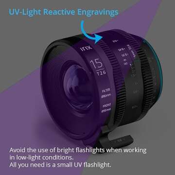 Irix Cine 15mm T2.6 Wide-Angle Cinema Lens for Canon EF Mount Cameras | Military Certified for Humid...