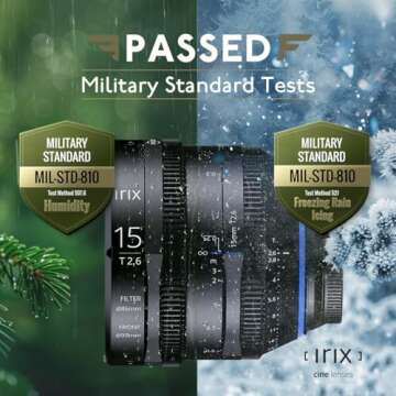 Irix Cine 15mm T2.6 Wide-Angle Lens for Canon Cameras