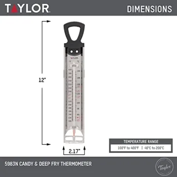 Taylor Candy and Deep-Fry Thermometer for Perfect Cooking