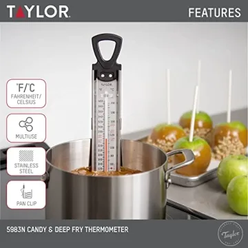 Taylor Candy and Deep-Fry Thermometer for Perfect Cooking