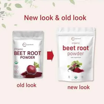 Organic Beet Root Powder, 4 Pounds | Cold Pressed, Water Soluble, High Concentrated Raw Beet Supplement | Superfood Drink Mix | Non-GMO, Vegan Friendly, Plant Based